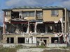 大槌町の住宅の残骸